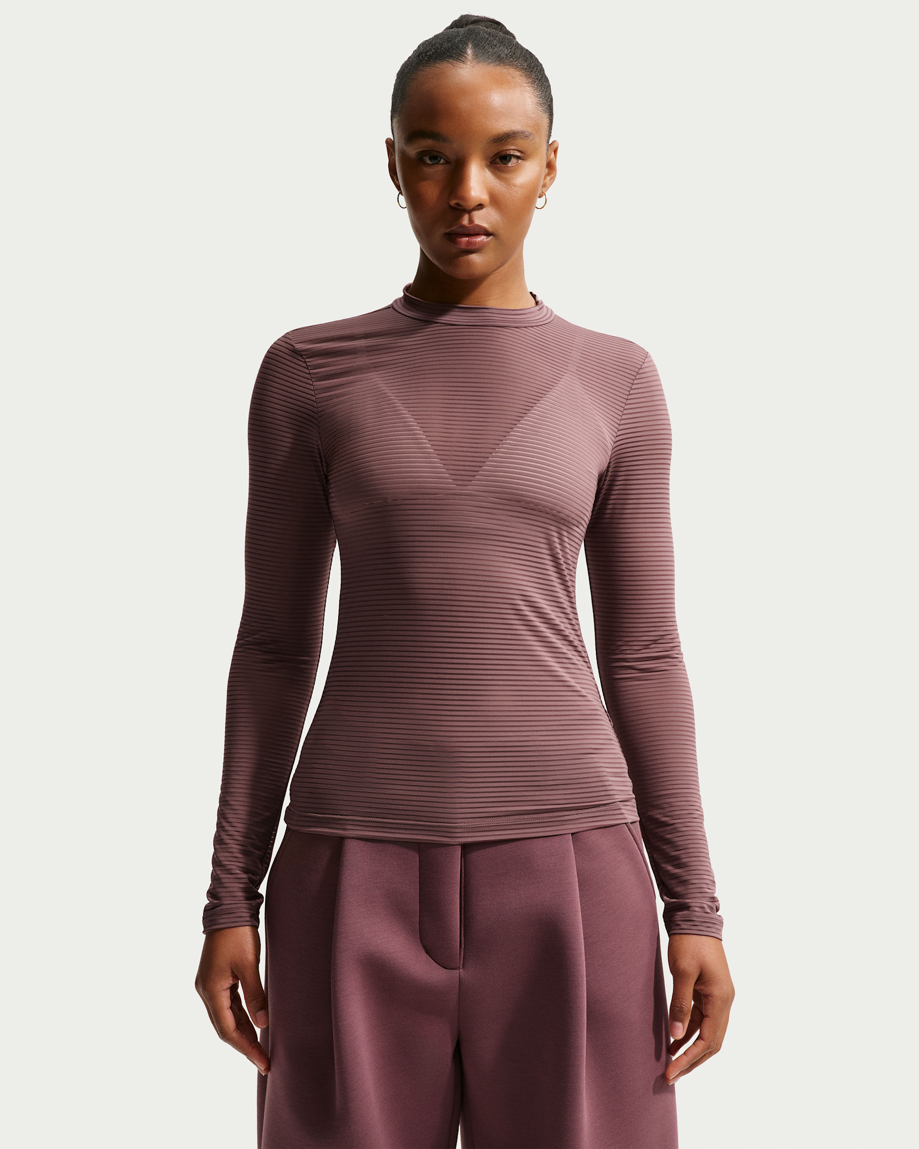 Nike Sportswear Women's Tight Long-Sleeve Sheer Top. Nike.com